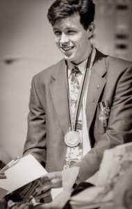 Kieran Perkins signing Autographs, Olympic Welcome Home Parade, 1992